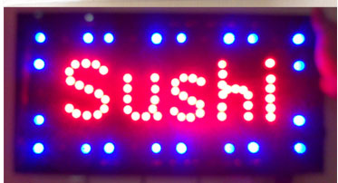 LED Sushi-Reklameschild #A7583